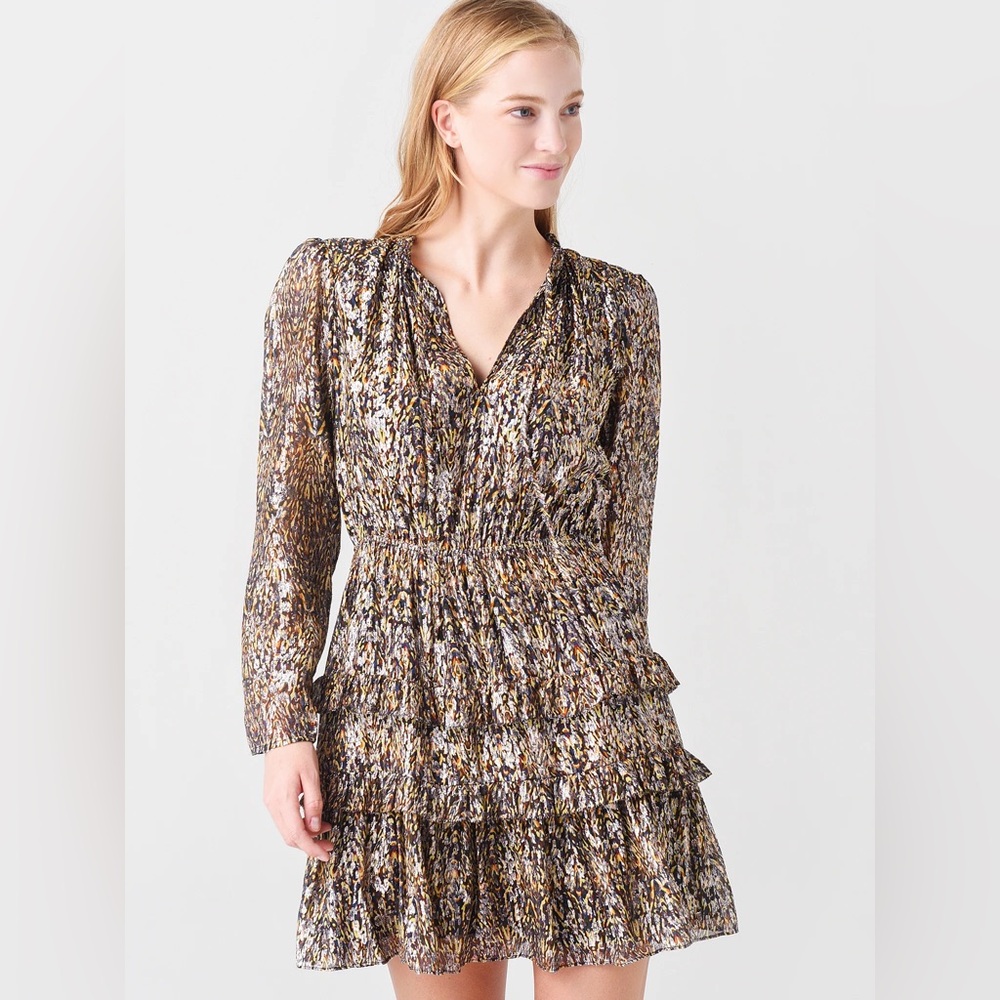 XS Ba&sh long sleeve mini dress | like new | Glen Dress